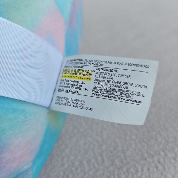 Squishmallow Anouk Tye Dye Unicorn Plush 8" Mystery Kellytoy Squishmallows - Picture 8 of 9